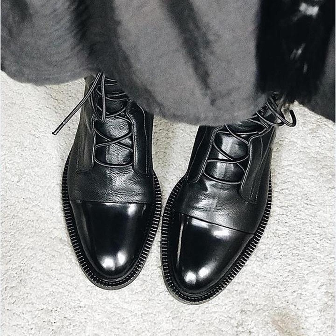 Sophia | Elegant Lace-Up Ankle Boots