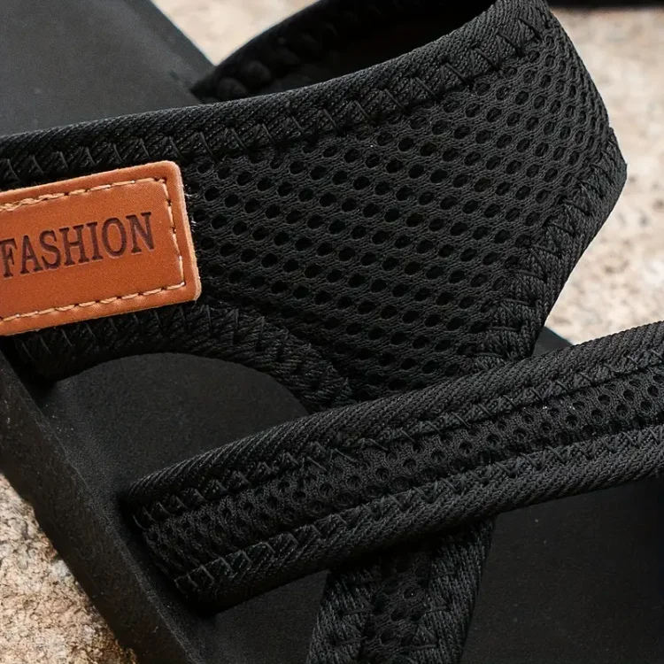 Crossover Strap Flat Sandals