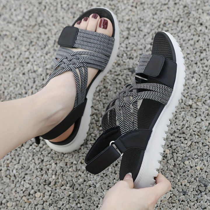 Strappy Cage Slingback Sandals