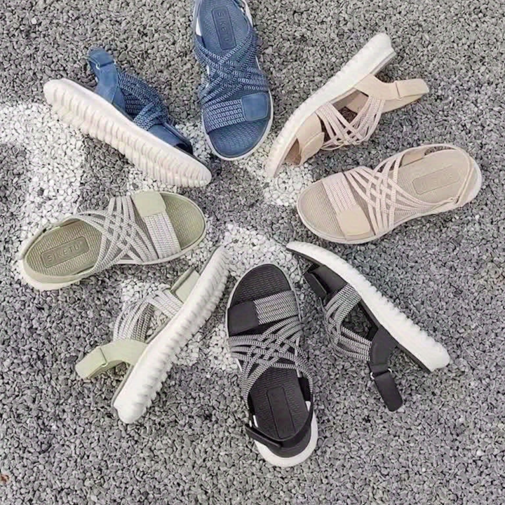 Strappy Cage Slingback Sandals