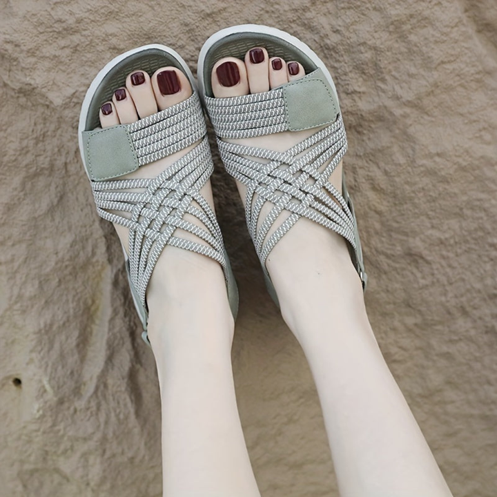 Strappy Cage Slingback Sandals