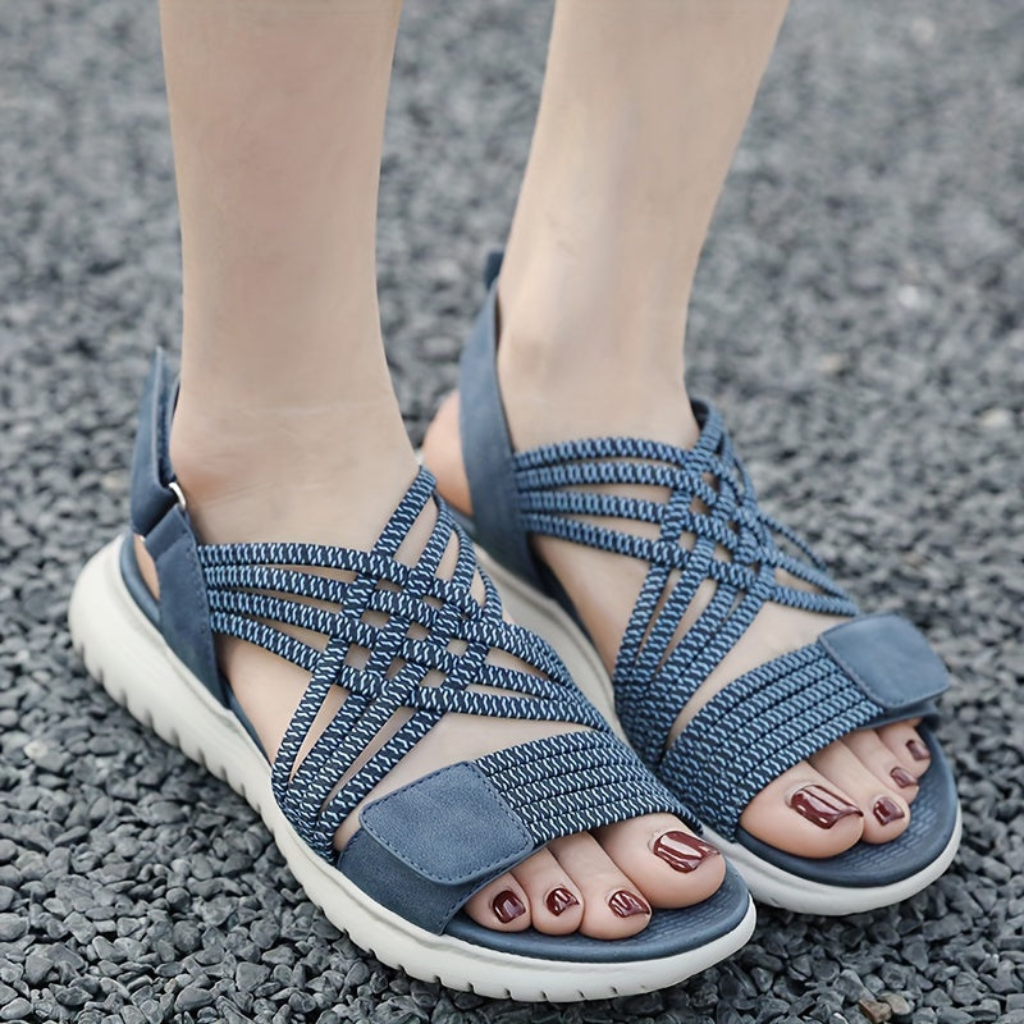 Strappy Cage Slingback Sandals