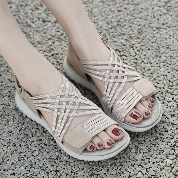 Strappy Cage Slingback Sandals