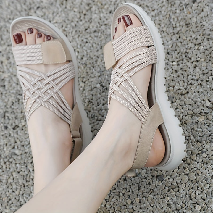 Strappy Cage Slingback Sandals