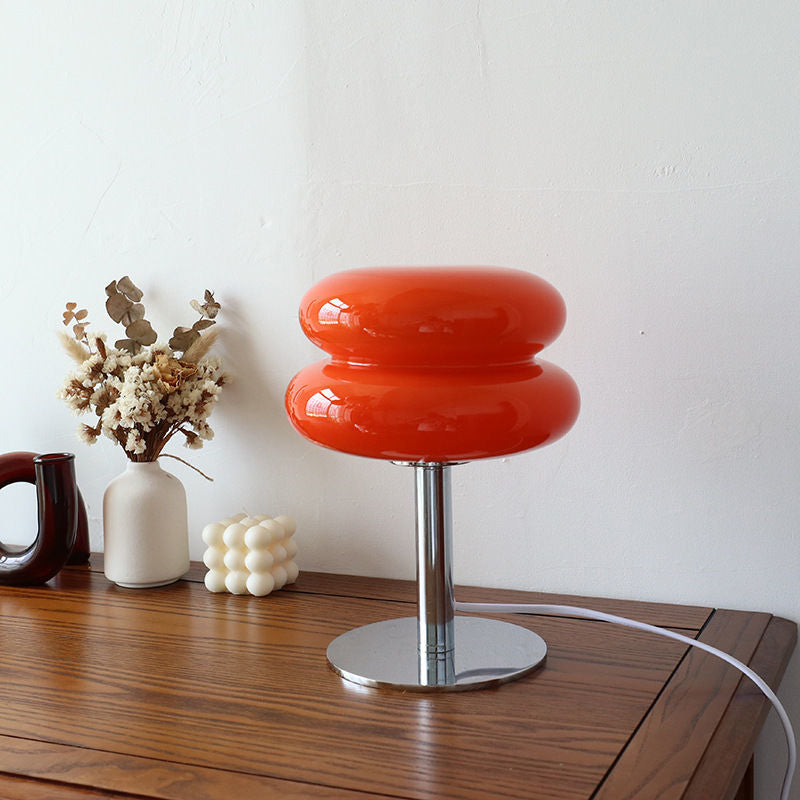 Italian-Style Glass Table Lamp | Modern Retro Accent Light