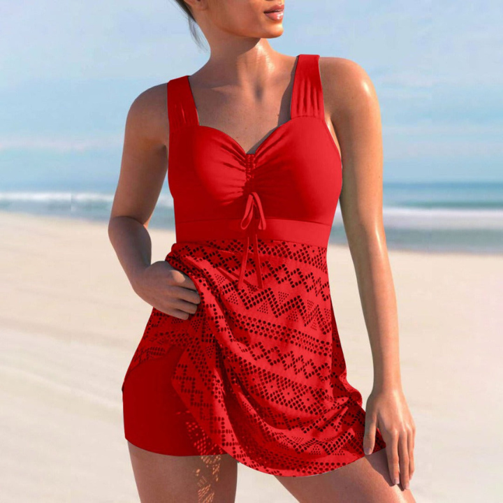 Overlay Tankini Swimdress