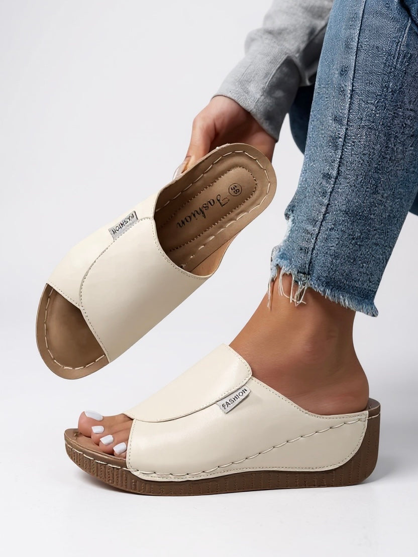 Wedge Slide Sandals
