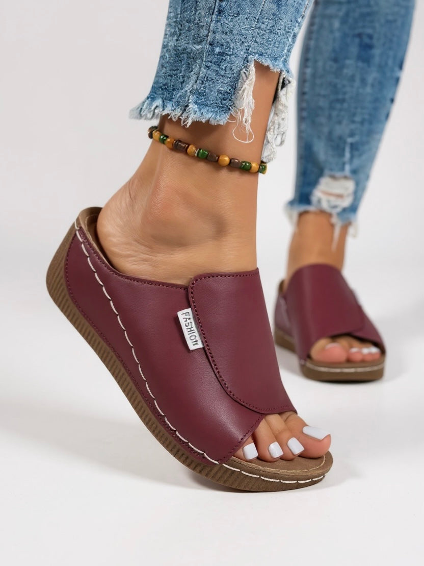 Wedge Slide Sandals