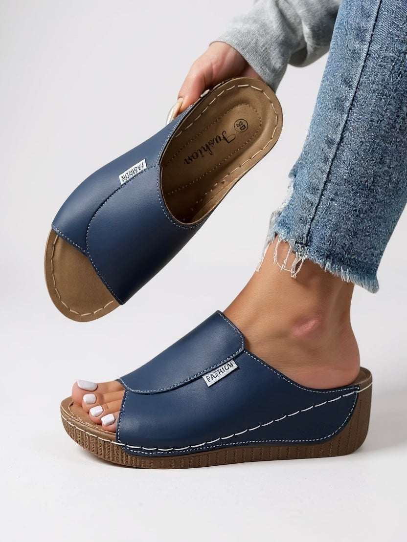 Wedge Slide Sandals