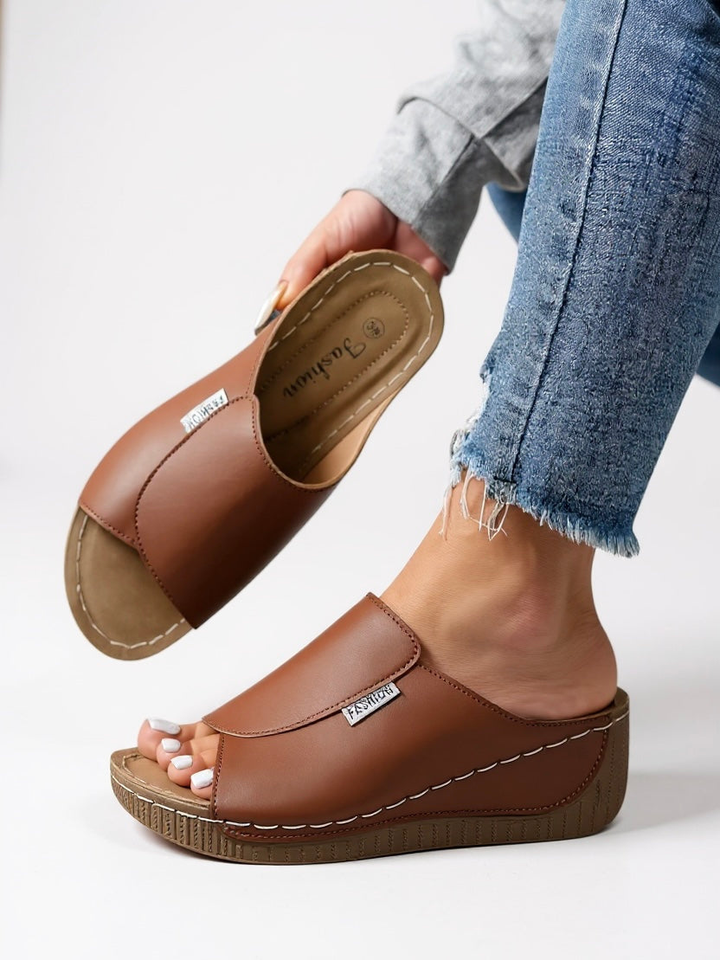 Wedge Slide Sandals