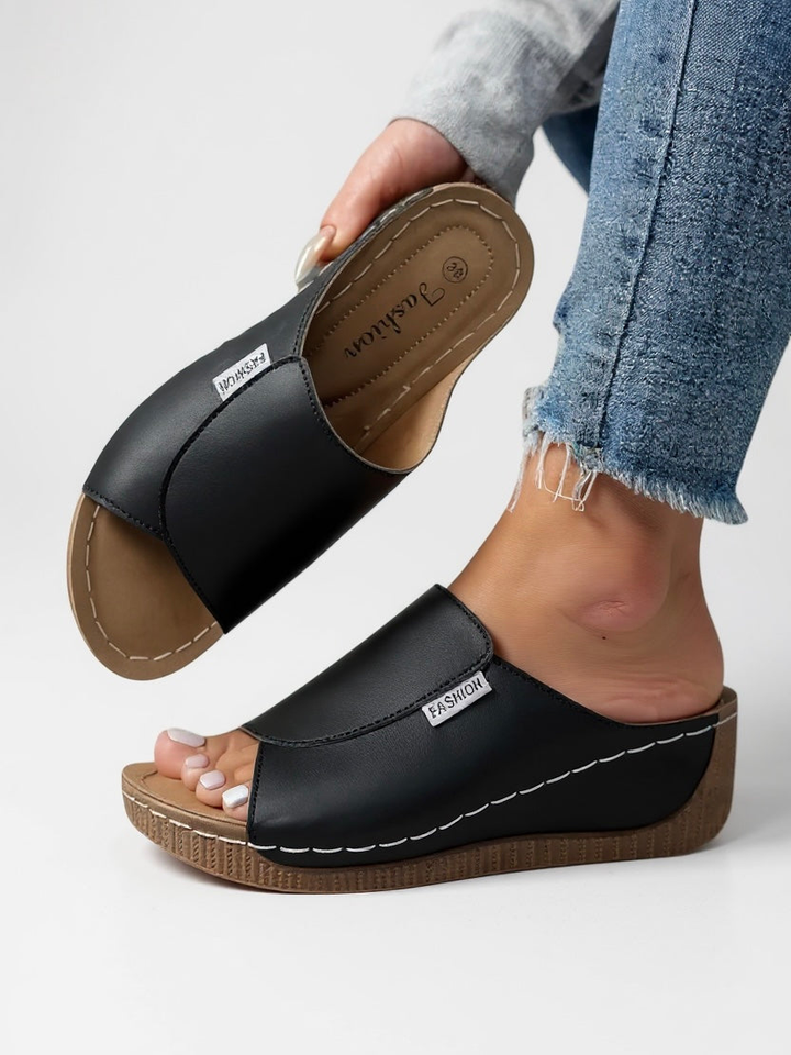 Wedge Slide Sandals