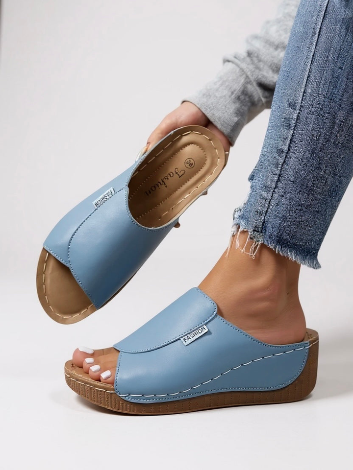 Wedge Slide Sandals