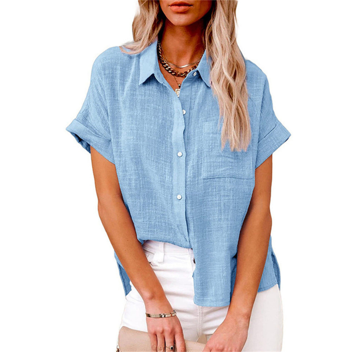 Short Sleeve Button-Down Shirt
