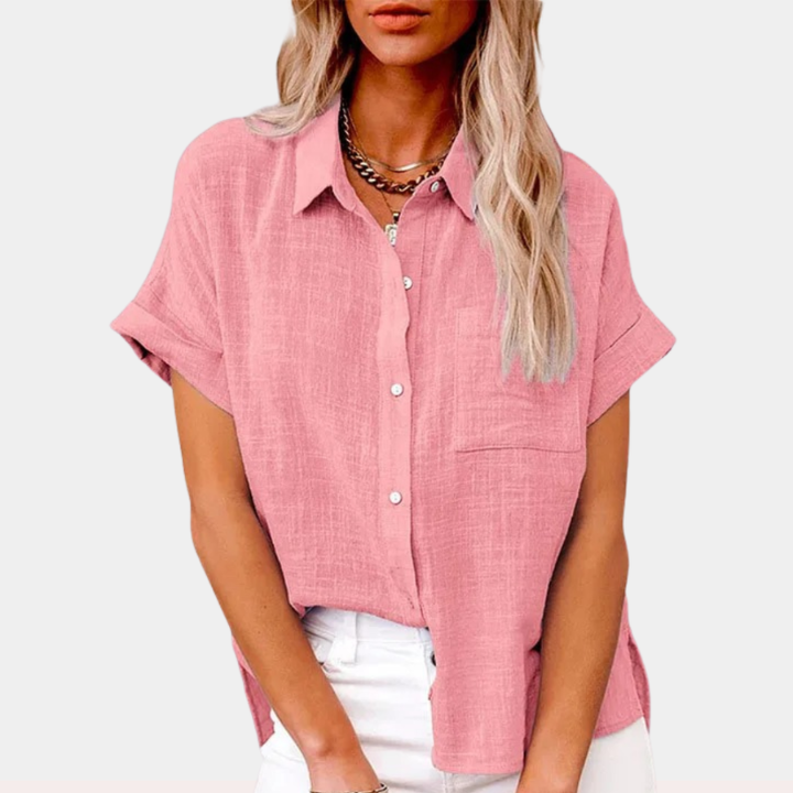 Short Sleeve Button-Down Shirt