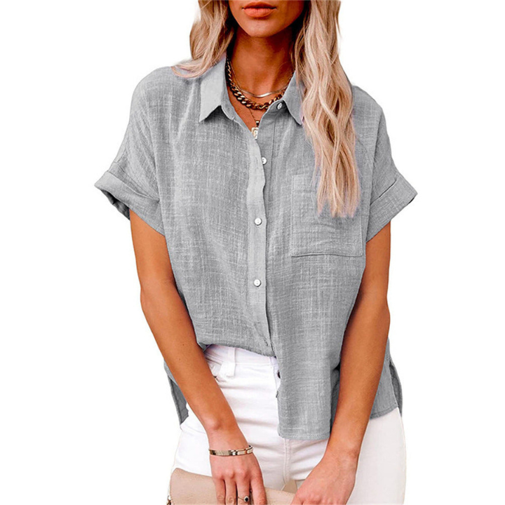 Short Sleeve Button-Down Shirt