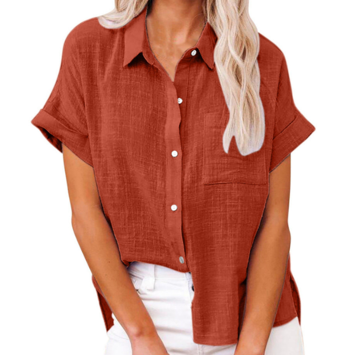 Short Sleeve Button-Down Shirt
