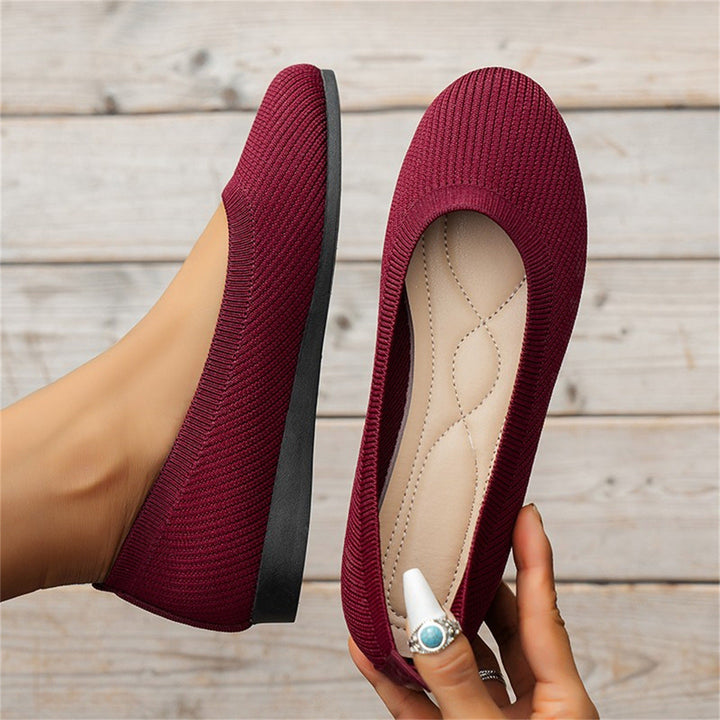 Round-Toe Ballet Flats
