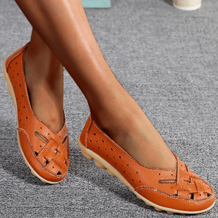 Cut-Out Slip-On Loafers