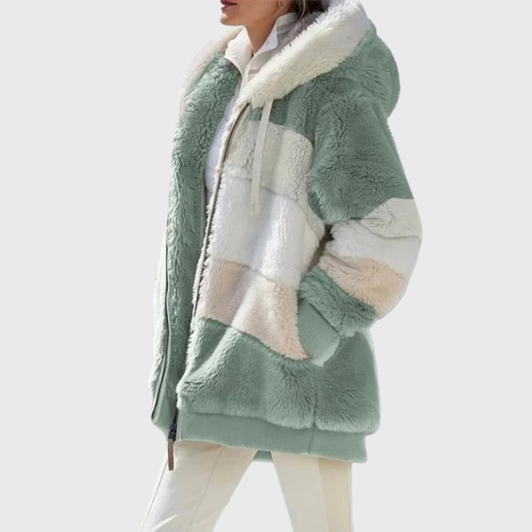 Sofia | Elegant Multicolor Warm Puffer jacket