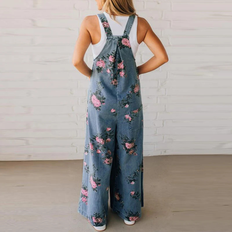 Cotton-Feel Relaxed Jumpsuit