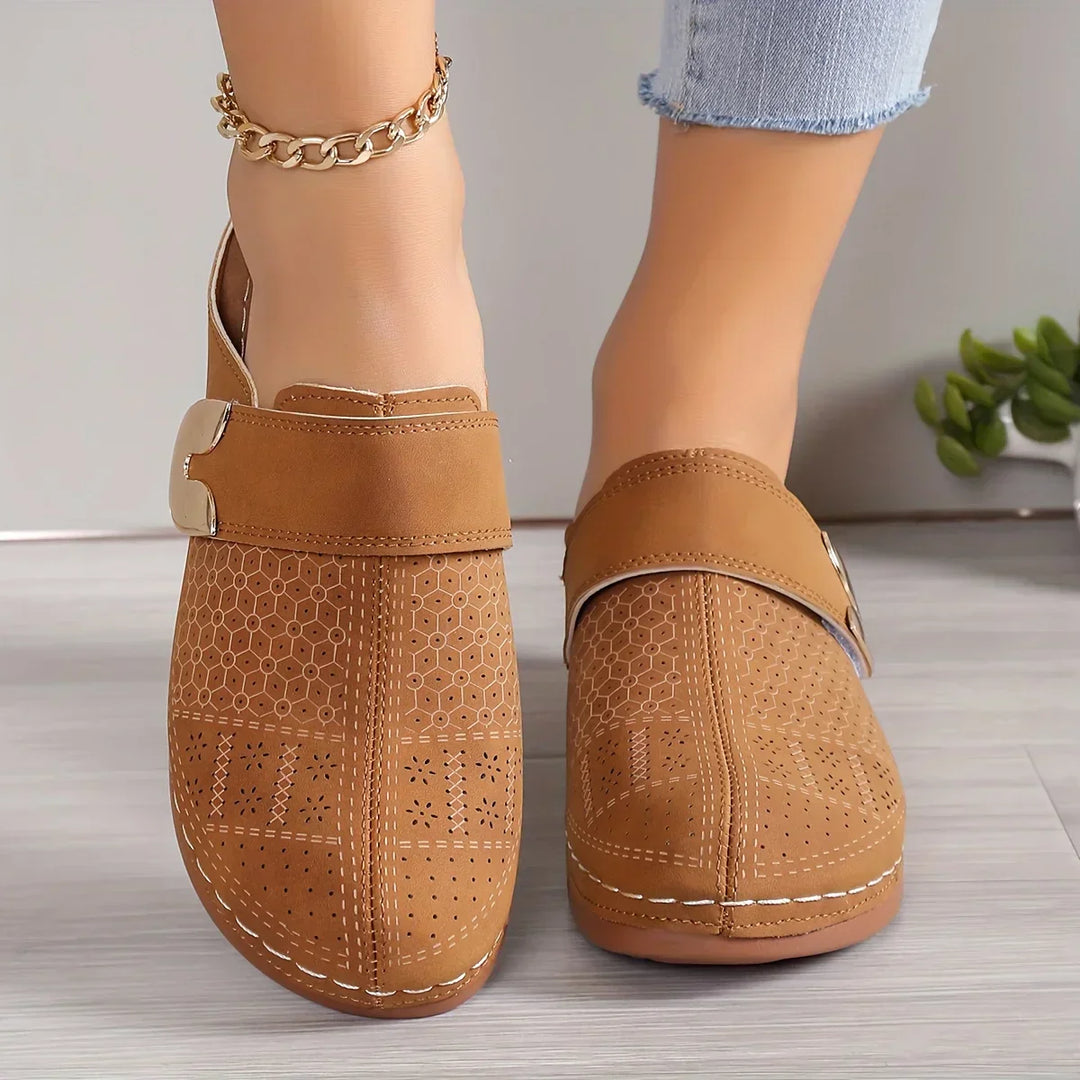 Wedge Sandals with Strap Detail