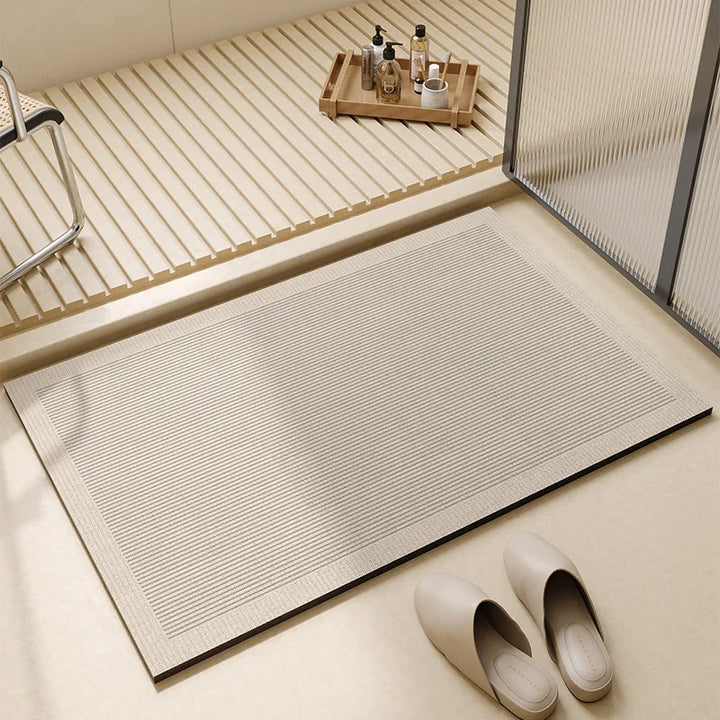 Absorbent Bath Mat | Textured Grip Bathroom Floor Mat