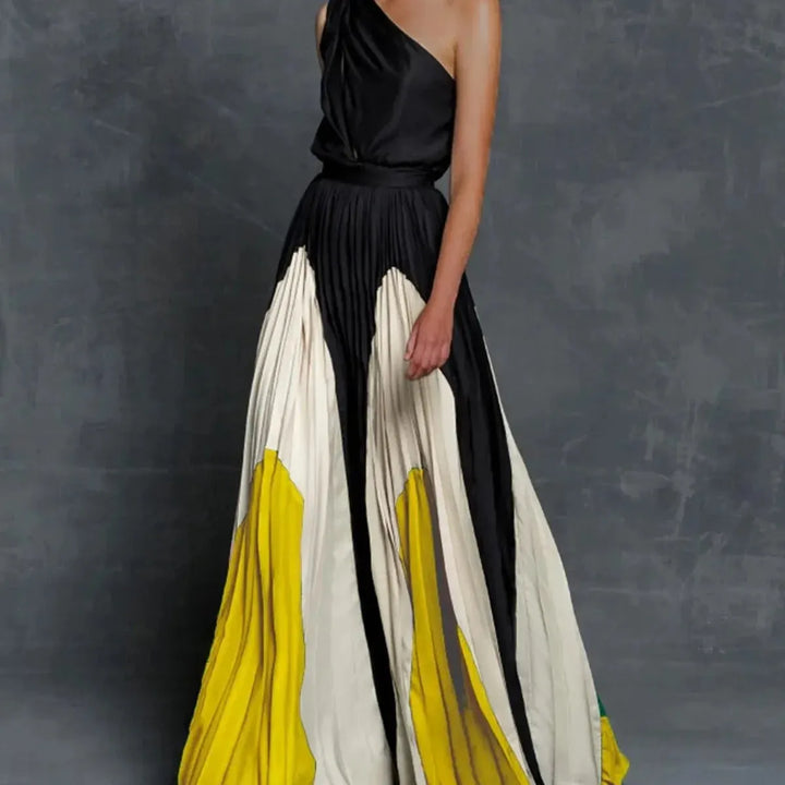 One-Shoulder Maxi Dress