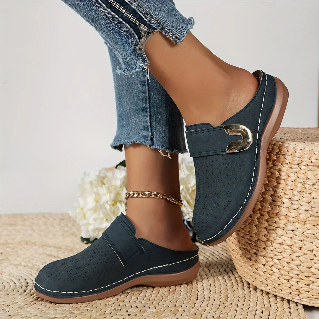 Wedge Sandals with Strap Detail