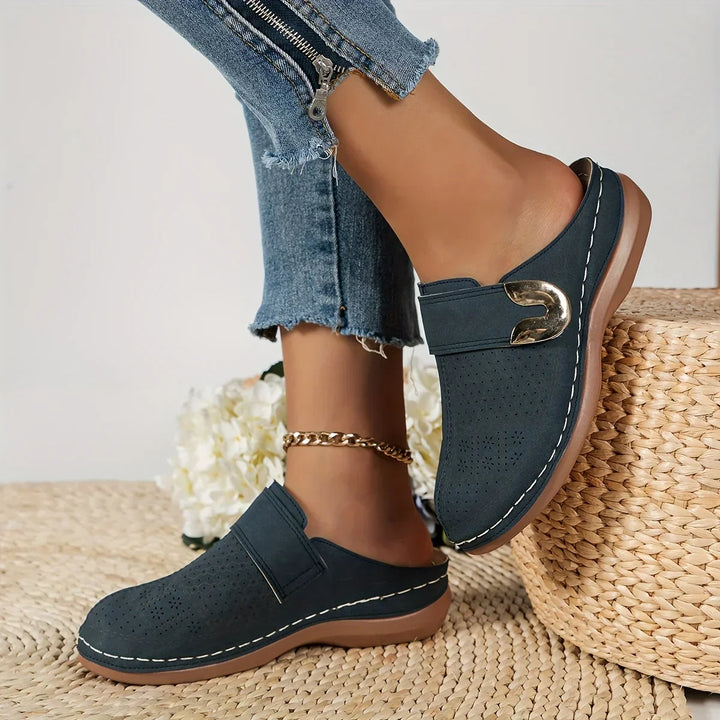 Wedge Sandals with Strap Detail