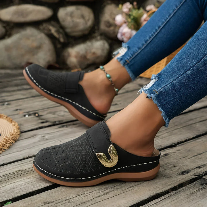 Wedge Sandals with Strap Detail
