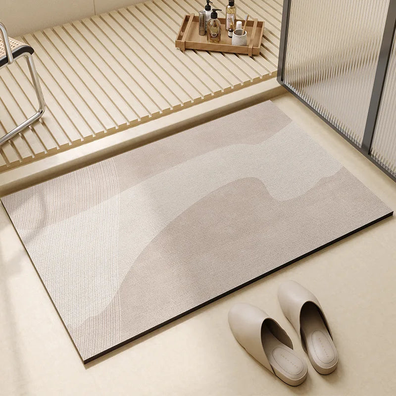 Absorbent Bath Mat | Textured Grip Bathroom Floor Mat