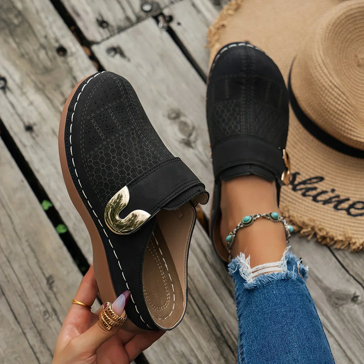 Wedge Sandals with Strap Detail