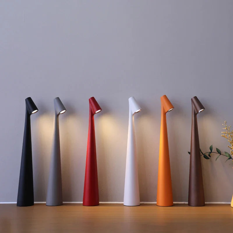LED Table Lamp | Rechargeable & Touch Dimmable