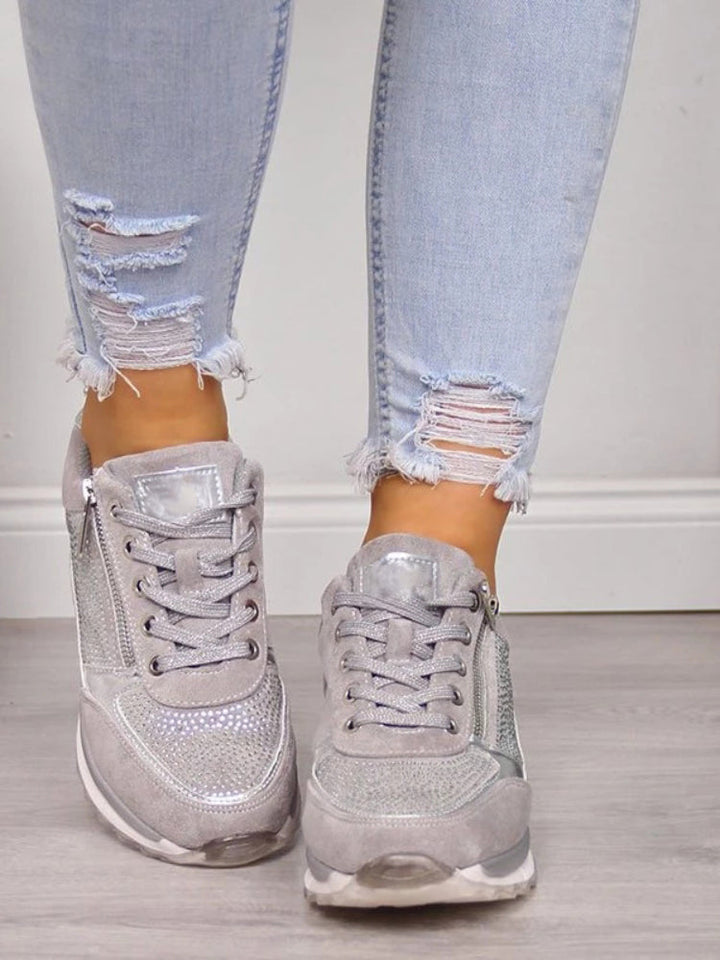 Suede-Look Low-Top Shoes