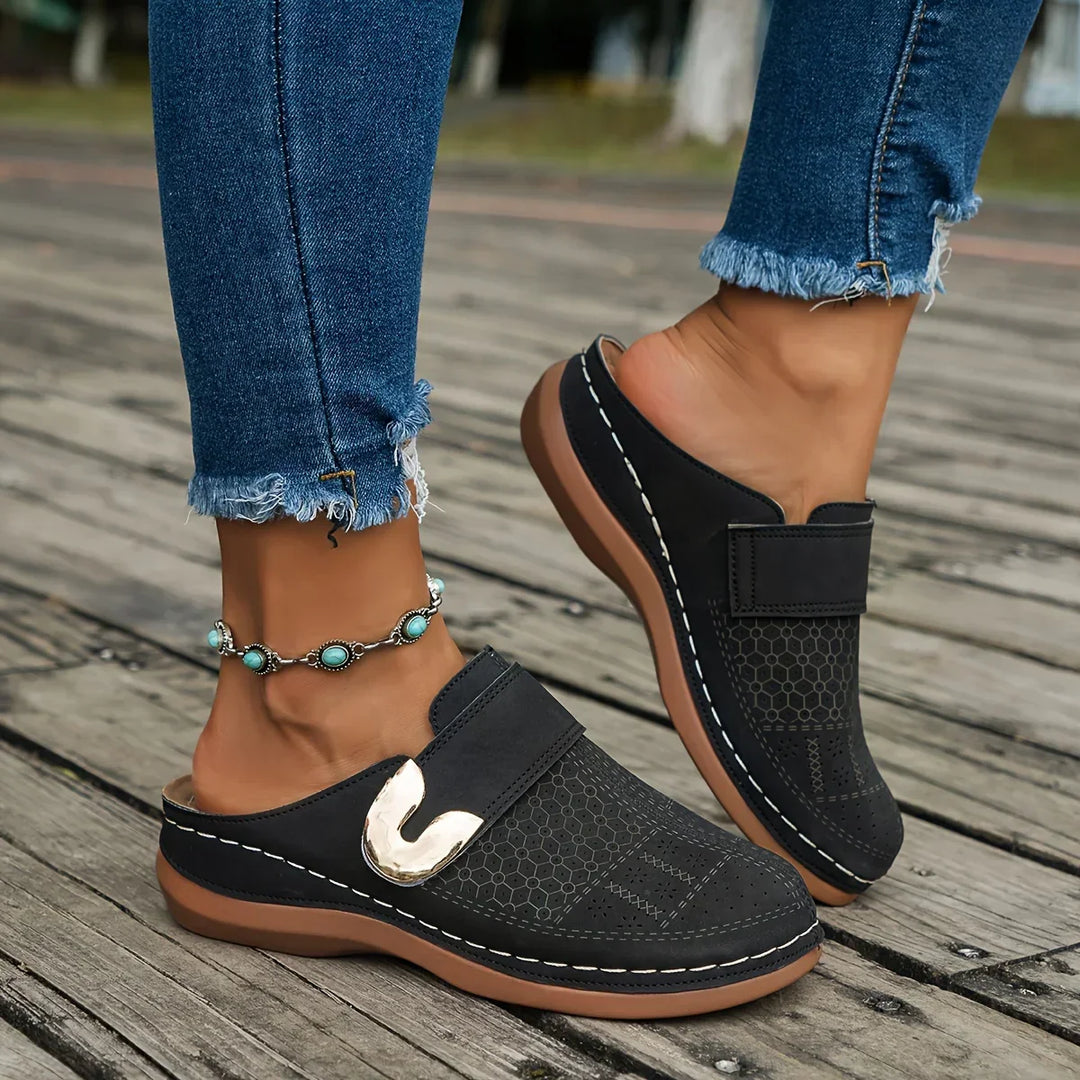 Wedge Sandals with Strap Detail