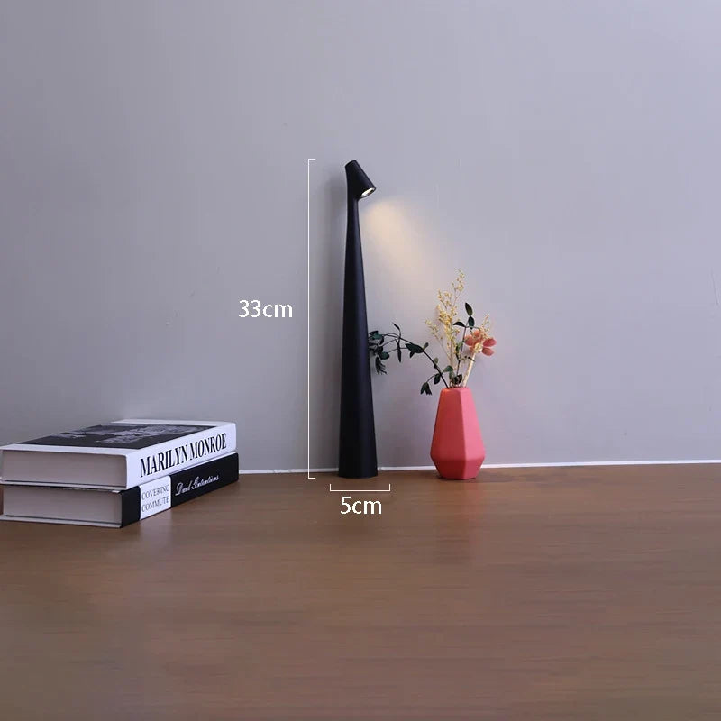 LED Table Lamp | Rechargeable & Touch Dimmable