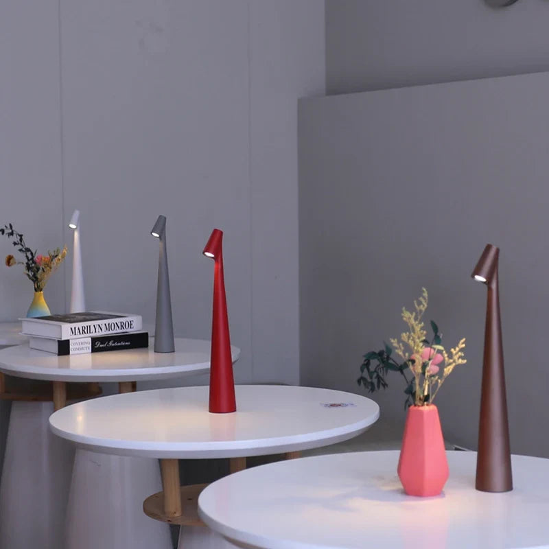 LED Table Lamp | Rechargeable & Touch Dimmable