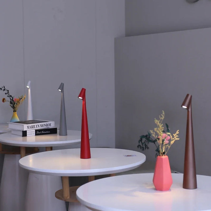 LED Table Lamp | Rechargeable & Touch Dimmable