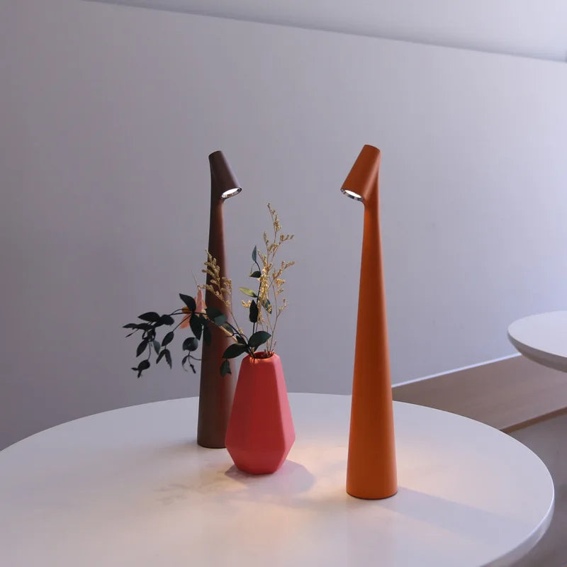 LED Table Lamp | Rechargeable & Touch Dimmable