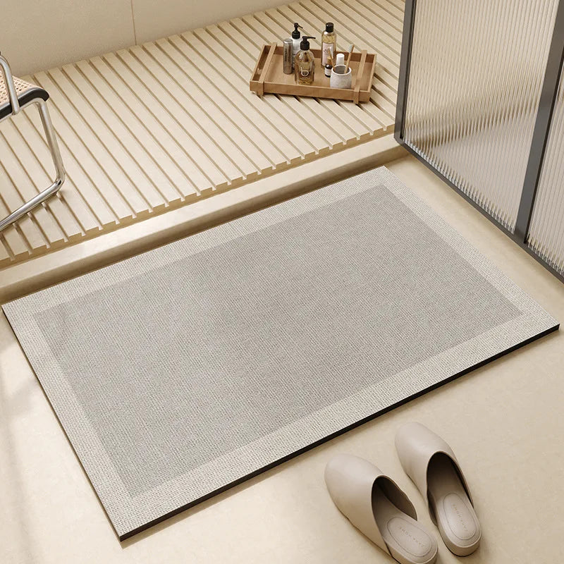 Absorbent Bath Mat | Textured Grip Bathroom Floor Mat