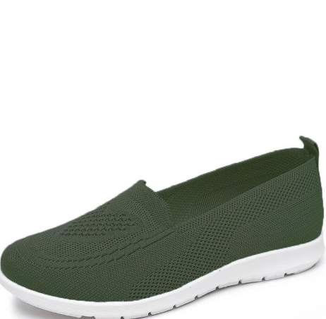 Knit Slip-On Walking Shoes