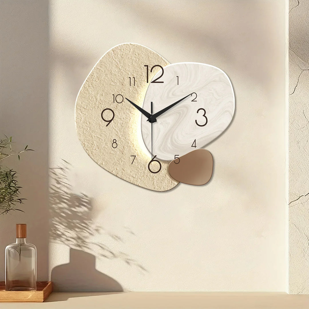 Modern Simple Wall Clock | Silent Quartz Design