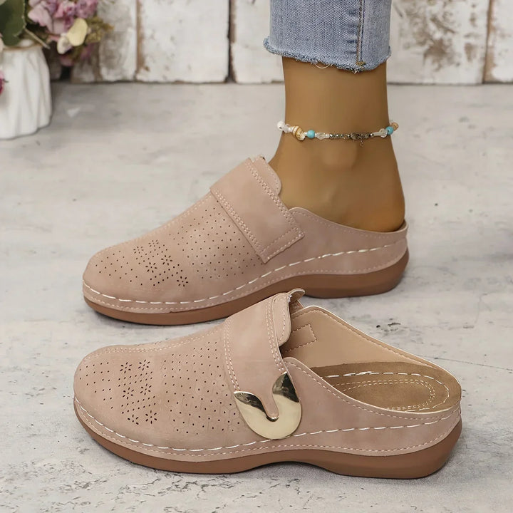 Wedge Sandals with Strap Detail