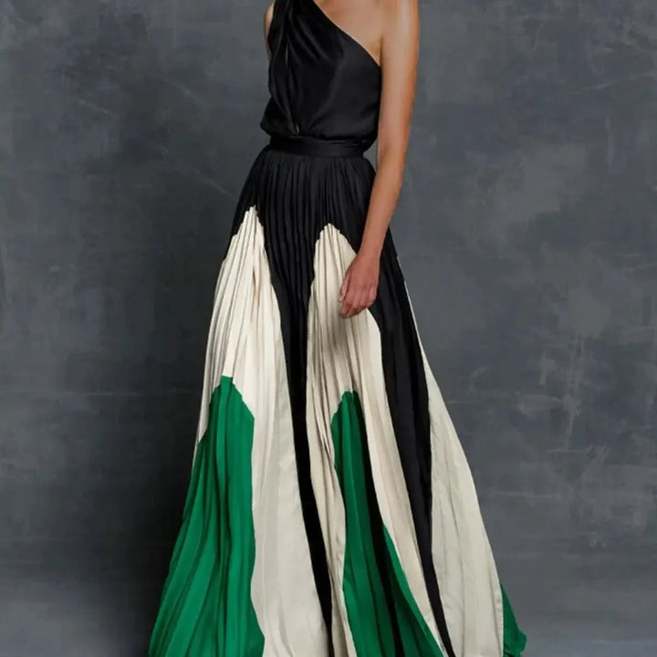 One-Shoulder Maxi Dress