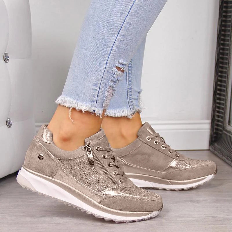 Suede-Look Low-Top Shoes