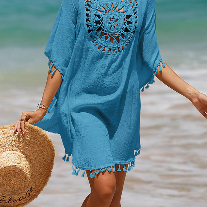 Crochet Tassel Beach Cover-Up