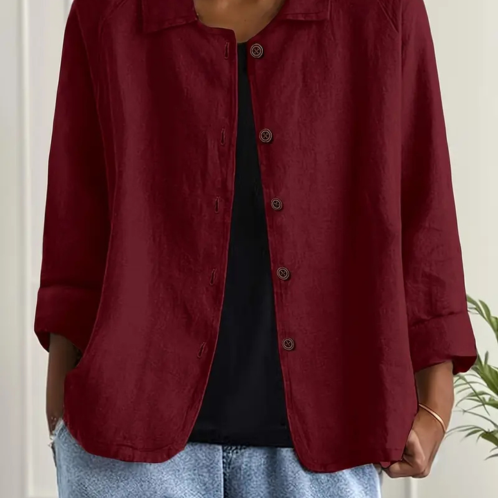 Button-Down Relaxed Shirt Jacket