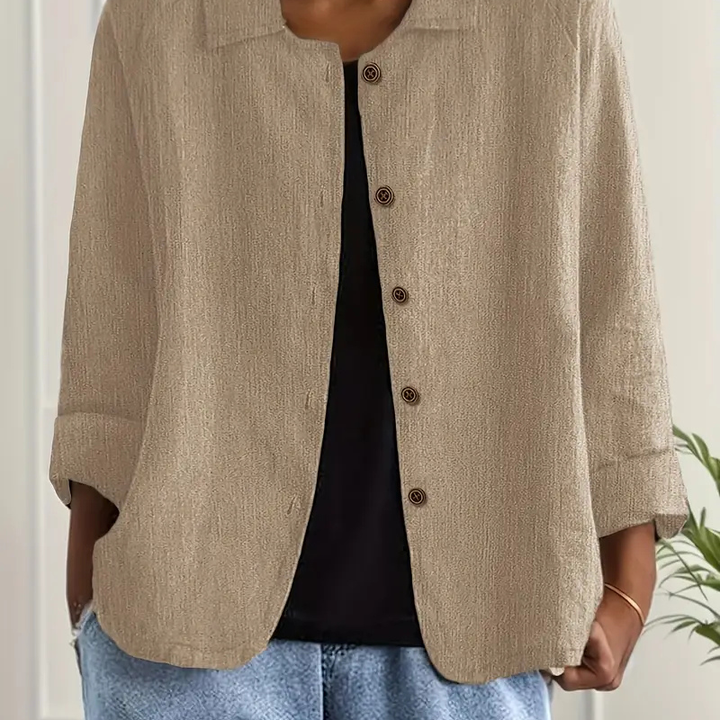 Button-Down Relaxed Shirt Jacket