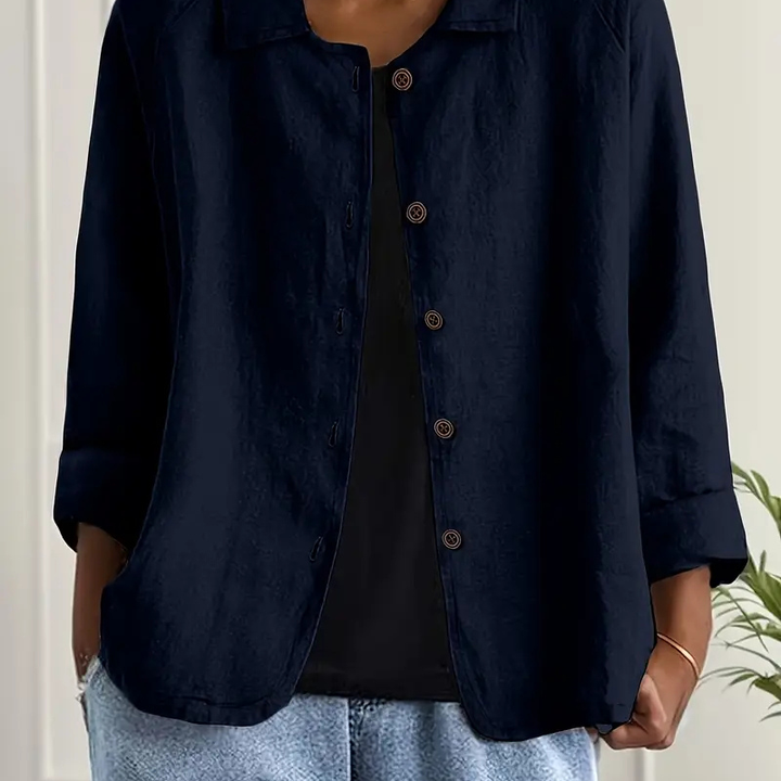 Button-Down Relaxed Shirt Jacket
