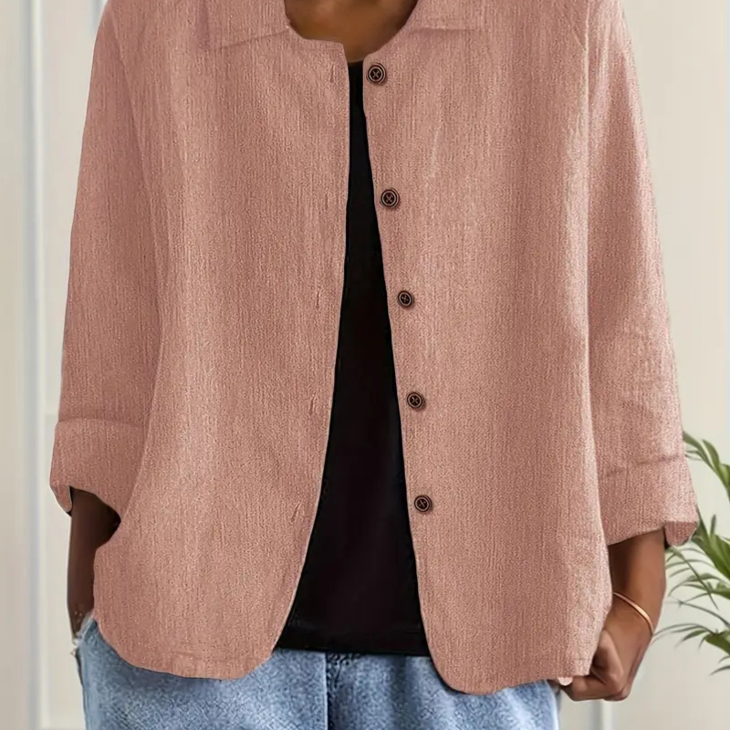 Button-Down Relaxed Shirt Jacket